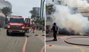Incendio de grandes proporciones consume la tienda de bicicleta Rudra Ebikes en pleno corazón de Miraflores