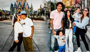 Ana Paula Consorte y Paolo Guerrero celebran la Navidad en Disneyland junto a su familia con tiernas fotos y usuarios piden matrimonio: ''¿Y el anillo?''