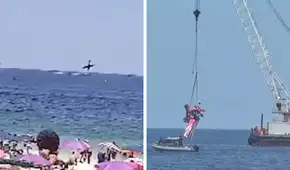 Piloto de avioneta muere tras estrellarse en el mar, a pocos metros de la playa de Copacabana, en Brasil