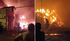 Voraz incendio consume local de chatarrería en Chorrillos: dueño denuncia presuntas extorsiones