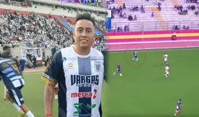 Christian Cueva volvió a jugar con Alianza Lima en 'Duelo de Leyendas' y sorprendió con fina asistencia