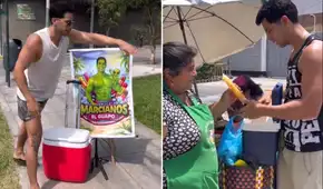 Actor Santiago Suárez reaparece vendiendo marcianos tras alejarse de la TV por denuncia de agresión sexual