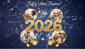 Frases con imágenes para felicitar por Año Nuevo 2026: para compartir con familia y amigos por WhatsApp e Instagram