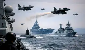 Las 2 superpotencias más poderosas del mundo se unen por primera vez y realizan operaciones navales conjuntas