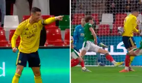 Cristiano Ronaldo anotó el gol más raro de su carrera: marcó de espalda en su último partido del 2025 con Al Nassr