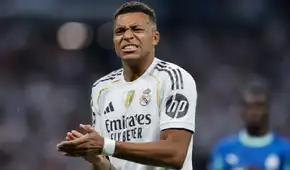Kylian Mbappé será baja en el Real Madrid por una lesión en la rodilla izquierda