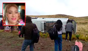 Cantante Dulce Elizabeth y otras ocho personas resultaron heridas tras aparatoso accidente en la vía a Puno-Mañazo