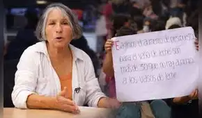 Exdirigente y activista fundadora del Vaso de Leche: "Un menú de S/180 para congresistas y una ración de 0.38 para un niño"