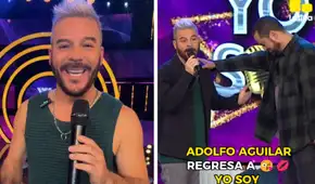 Adolfo Aguilar regresa a 'Yo soy' y bromea con despido a Franco Cabrera: "Me tocaba mandarte un gmail"