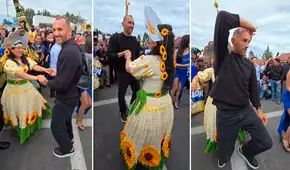 Hernán Barcos bailó al ritmo del carnaval: así fue recibido el 'Pirata' por los hinchas de FC Cajamarca