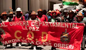 “Bolivia no se vende”: manifestantes contra decretos económicos anuncian su ingreso a La Paz en su tercer día de marcha