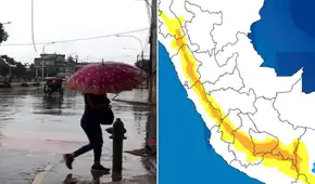 Senamhi emite alerta naranja por lluvias intensas y ráfagas de viento en Lima y 17 regiones