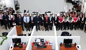 Unidad de Flagrancia de Tumbes inaugura nuevas salas de audiencia