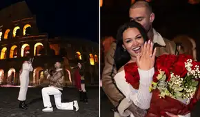 Jota Benz le propuso matrimonio a Angie Arizaga durante un romántico viaje en Roma: "Mil veces sí"