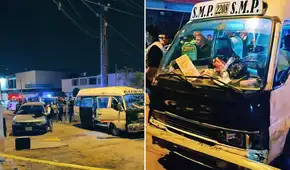 Asesinan a conductor de una combi en Comas: policía de civil abatió al sicario tras una persecución