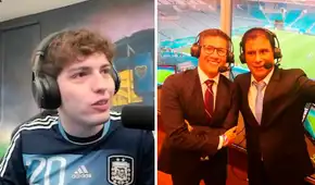 Erick Osores agradece a Davoo Xeneizer por reconocer la narración de Toño Vargas en el partido por la Supercopa de España: “El uno de América”