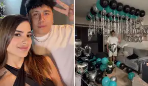 Suheyn Cipriani y Macarius llegan juntos a una fiesta y aclaran rumores de relación: "No fue un beso"