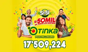 Sorteo de La Tinka HOY domingo 11 de enero de 2025: premios, jugada ganadora y Pozo Millonario