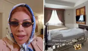 Doctora de Magaly Medina muestra la lujosa habitación donde se recupera tras la cirugía facial y revela que ella está débil