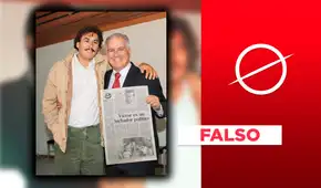 Imagen de Alfonso López Chau abrazado a Víctor Polay Campos fue generada con IA