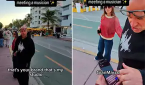 Influencer extranjero no reconoce a Gianmarco durante entrevista en la calle y el cantante reacciona: “Yo soy músico”