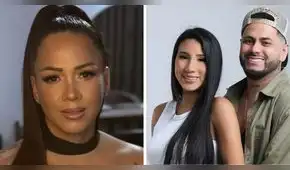 Melissa Klug es vista en comisaría de Monterrico tras presunta agresión de Bryan Torres contra su hija, Samahara Lobatón