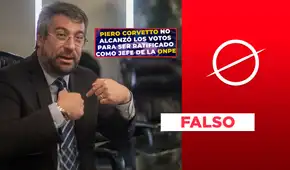 Es engañoso que Piero Corvetto no haya sido ratificado como jefe de la ONPE por la JNJ: actualmente se desempeña en el cargo