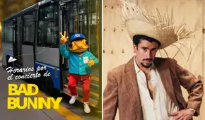 Metropolitano y Corredor Azul amplían servicio nocturno por concierto de Bad Bunny: ¿Hasta qué hora operará?