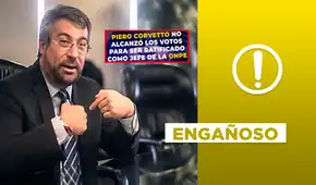 Es engañoso que Piero Corvetto no haya sido ratificado como jefe de la ONPE por la JNJ: actualmente se desempeña en el cargo