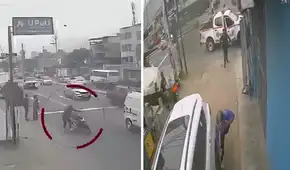 Sujeto atropella a una madre y a sus dos hijos durante persecución en Chosica