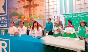 Renovación Popular acusa a Puno de estar alineado al socialismo durante presentación de candidatos