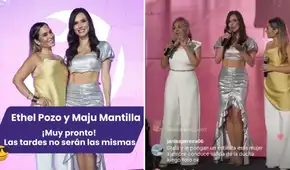 Maju Mantilla regresa a la televisión y conducirá magazine junto a Ethel Pozo tras ser presentada por Gisela Valcárcel