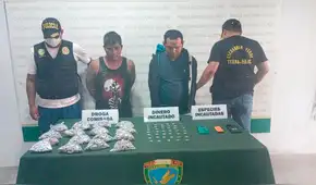 Caen ‘Pantera’ y ‘Raspachin’ por venta de droga en Iquitos: Policía incauto más de 1.000 envoltorios de pasta básica de cocaína