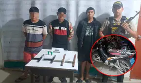 Iquitos: caen dos menores y un joven con armas de fuego artesanales