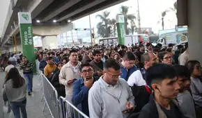 Caos en la Línea 1 del Metro de Lima: usuarios reportan largas colas por demoras en la llegada de los trenes