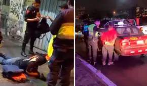 Caen tres sujetos por robo de autopartes en intensa persecución desde av. Ramiro Prialé hasta Caquetá: intentaron huir hacia el río Rímac