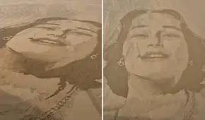 Desde España: artista limeño rinde homenaje a Chabuca Granda por el aniversario de Lima con un impresionante retrato de arena