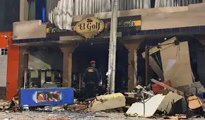 Explosión de gas en panadería de Trujillo deja tres heridos y daños materiales