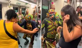 Captan a grupo tocando música de la selva dentro de la Línea 1 del Metro de Lima y redes estallan: "Perú es clave"