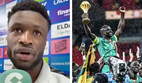 Sekou Gassama se rinde ante Sadio Mané tras levantar la Copa África con Senegal en polémica final: "El mejor"
