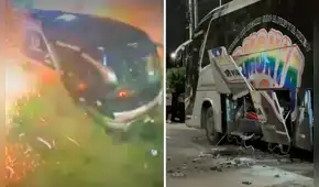 Atentan con explosivo a bus de la agrupación Armonía 10 durante presentación en Trujillo