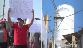 Vecinos denuncian falta de agua por obra inconclusa de Sedapal en Chorrillos: "Más de 30 años esperando"