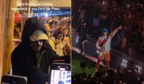 Con emotivo mensaje, Bad Bunny agradece a Perú tras cerrar sus dos conciertos en Lima: "Disfruté mucho estar aquí"