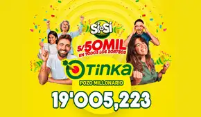 Resultados de La Tinka del miércoles 21 de enero: consulta los números ganadores del Pozo Millonario