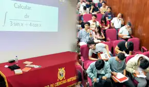Profesor mexicano deja pensando a alumnos de la UNMSM tras proponer difícil ejercicio en un torneo de cálculo: “Los hice volar”