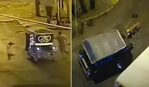 Perro acompaña a su dueño detenido por robo en Ate y lo espera fuera de la comisaría tras persecución