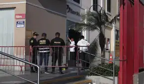 Delincuentes inician balacera tras intento de asalto en el Banco de la Nación del centro comercial Minka