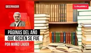Páginas del año que recién se fue