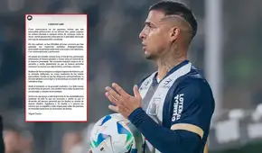 Miguel Trauco se pronuncia tras denuncia en su contra: "Se ha generado confusión y un daño injusto"