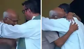 Adulto mayor rompe en llanto al enterarse del fallecimiento de su nieto en plena misa en Brasil